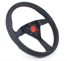 Load image into Gallery viewer, Montecarlo Alcantara 350mm Red Stitch