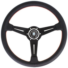 Load image into Gallery viewer, Classic Black Perforated Leather 360mm 6062.36.2092
