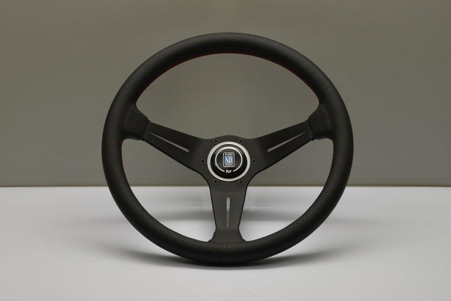 パーツ NARDI deep com 35 black Nardi Deep Corn Perforated Leather Steering Wheel 350mm with
